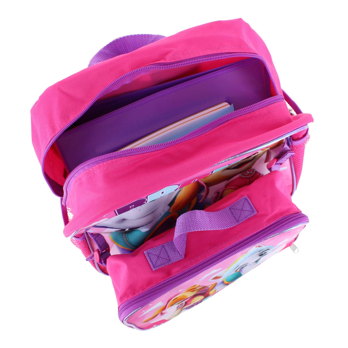 CTM® Girl's Paw Patrol 16 Inch Backpack & Luncbox Set - Pink