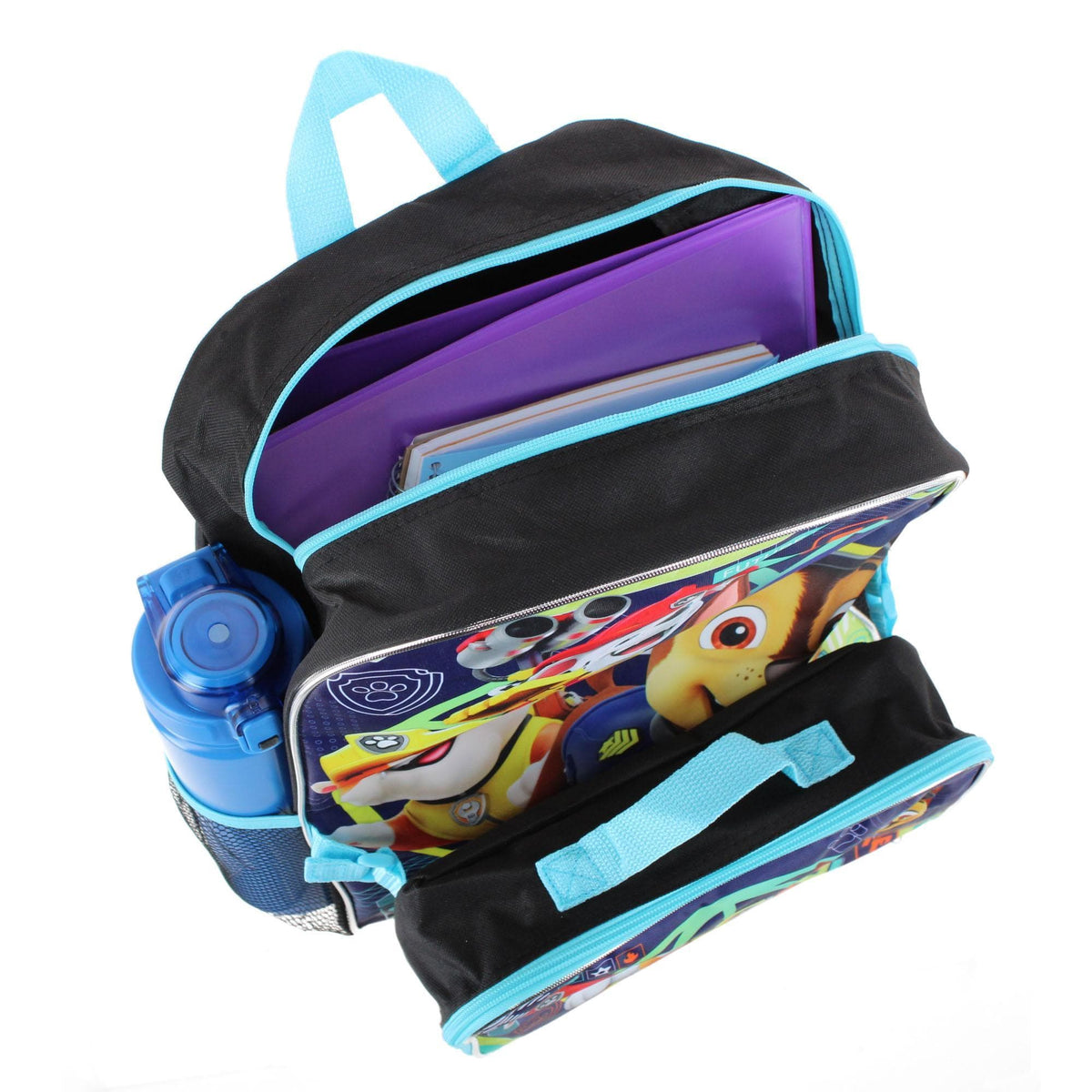 CTM® Boy's Paw Patrol Backpack and Lunchbox Set - Black
