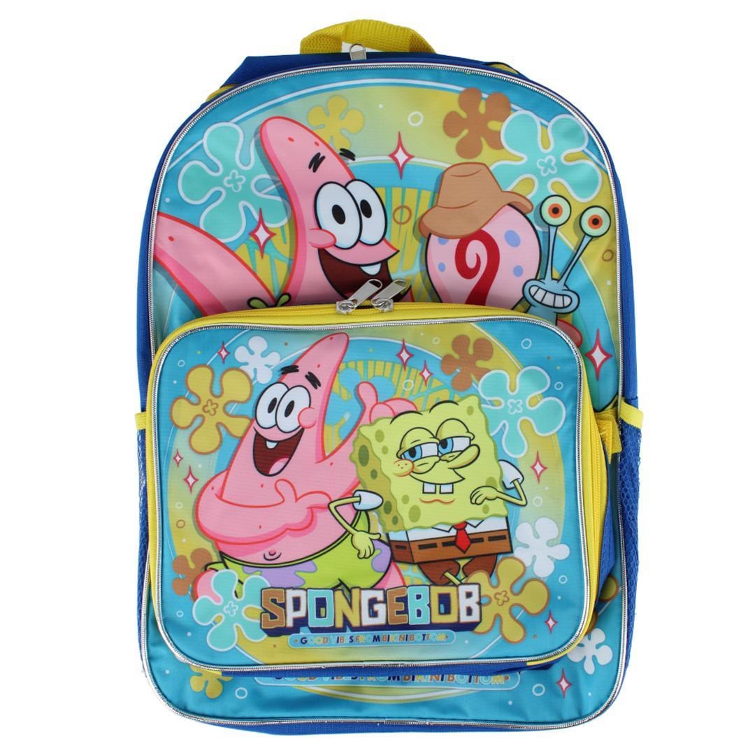 Nickelodeon Kids SpongeBob Backpack and Lunchbox Set - Blue