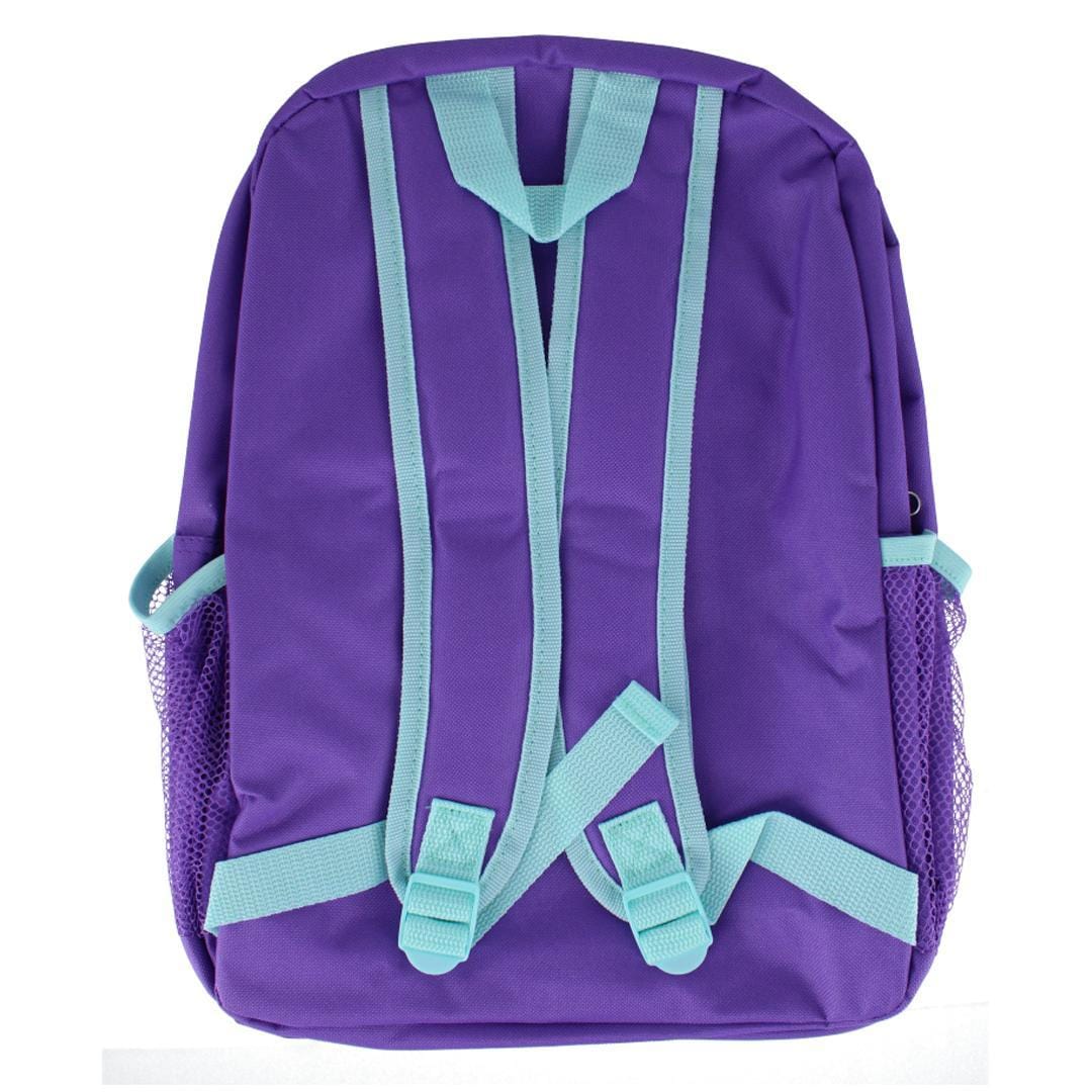 CTM® Girl's Disney Frozen Elsa and Anna Backpack and Lunchbox Set - Purple