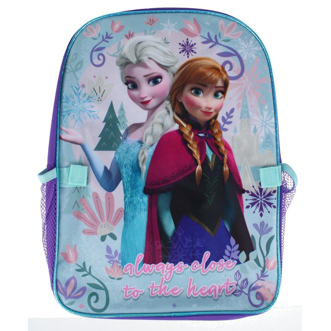 Girl's Disney Frozen Elsa and Anna Backpack and Lunchbox Set by CTM
