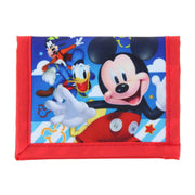 Kid's Disney Mickey Mouse Bi-Fold Hook & Loop Closure Wallet