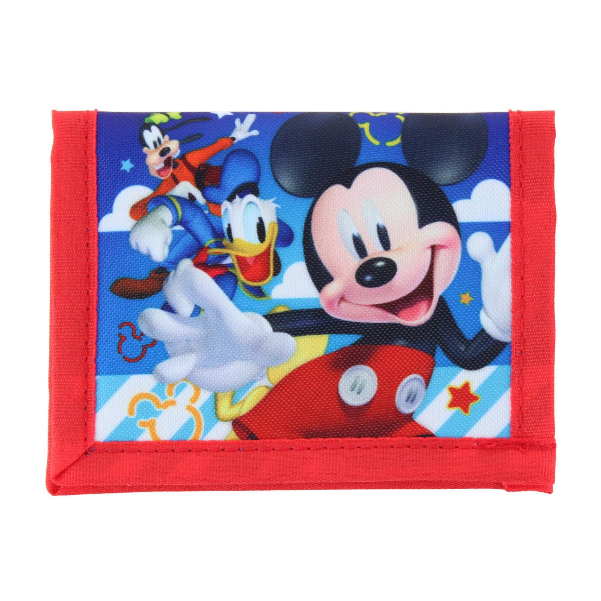 CTM® Kid's Disney Mickey Mouse Bi-Fold Hook & Loop Closure Wallet - Kid's Disney Mickey Mouse Bi-Fold Hook & Loop Closure Wallet