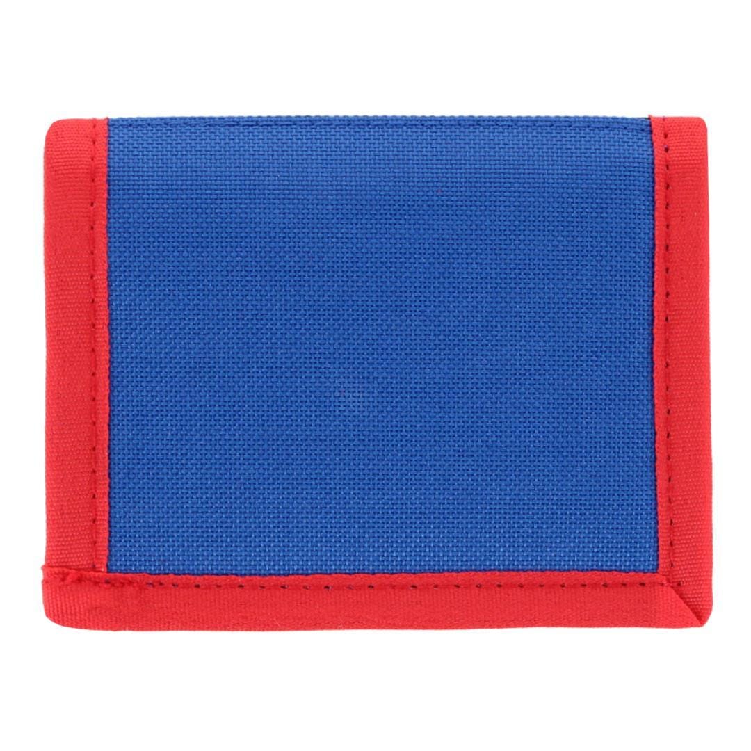 CTM® Kid's Marvel Spiderman Power Hook & Loop Closure Bi Fold Wallet - Blue