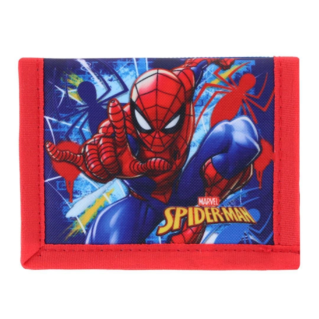 Kid's Marvel Spiderman Power Hook & Loop Closure Bi Fold Wallet