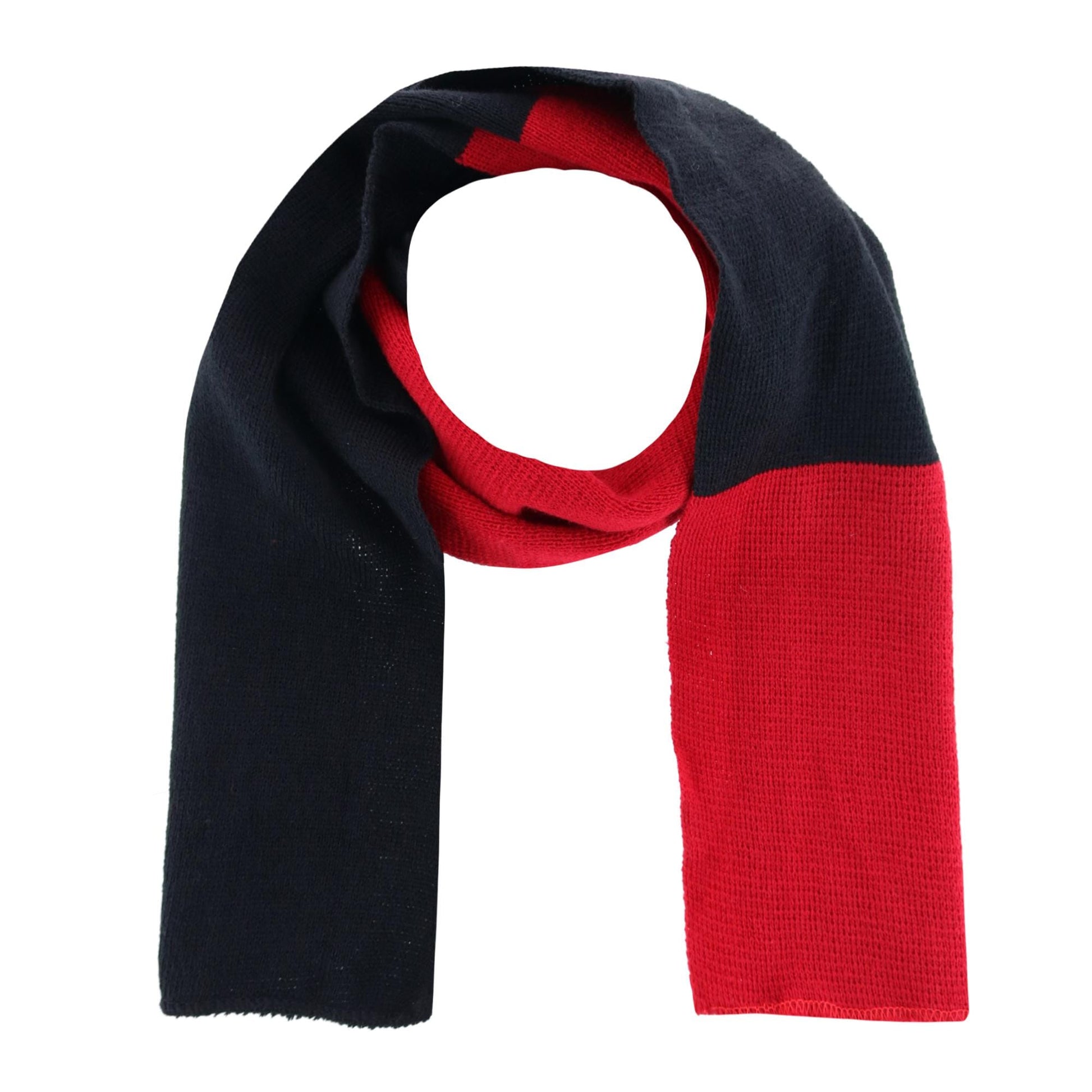 Minus 5 Degrees Boy's 8-18 Color Block Winter Beanie Scarf and Gloves Set - Red