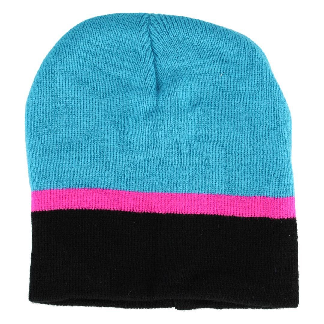 Connex Gear Girl's 8 - 16 Stripe Hat Scarf and Gloves 3 Piece Winter Set - Blue