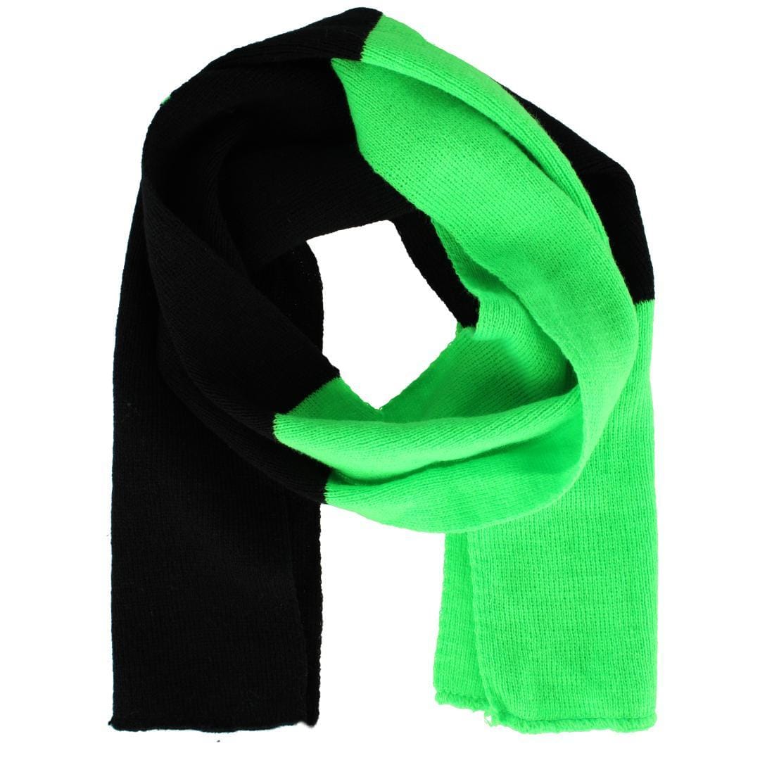 Connex Gear Girl's 8 - 16 Stripe Hat Scarf and Gloves 3 Piece Winter Set - Green