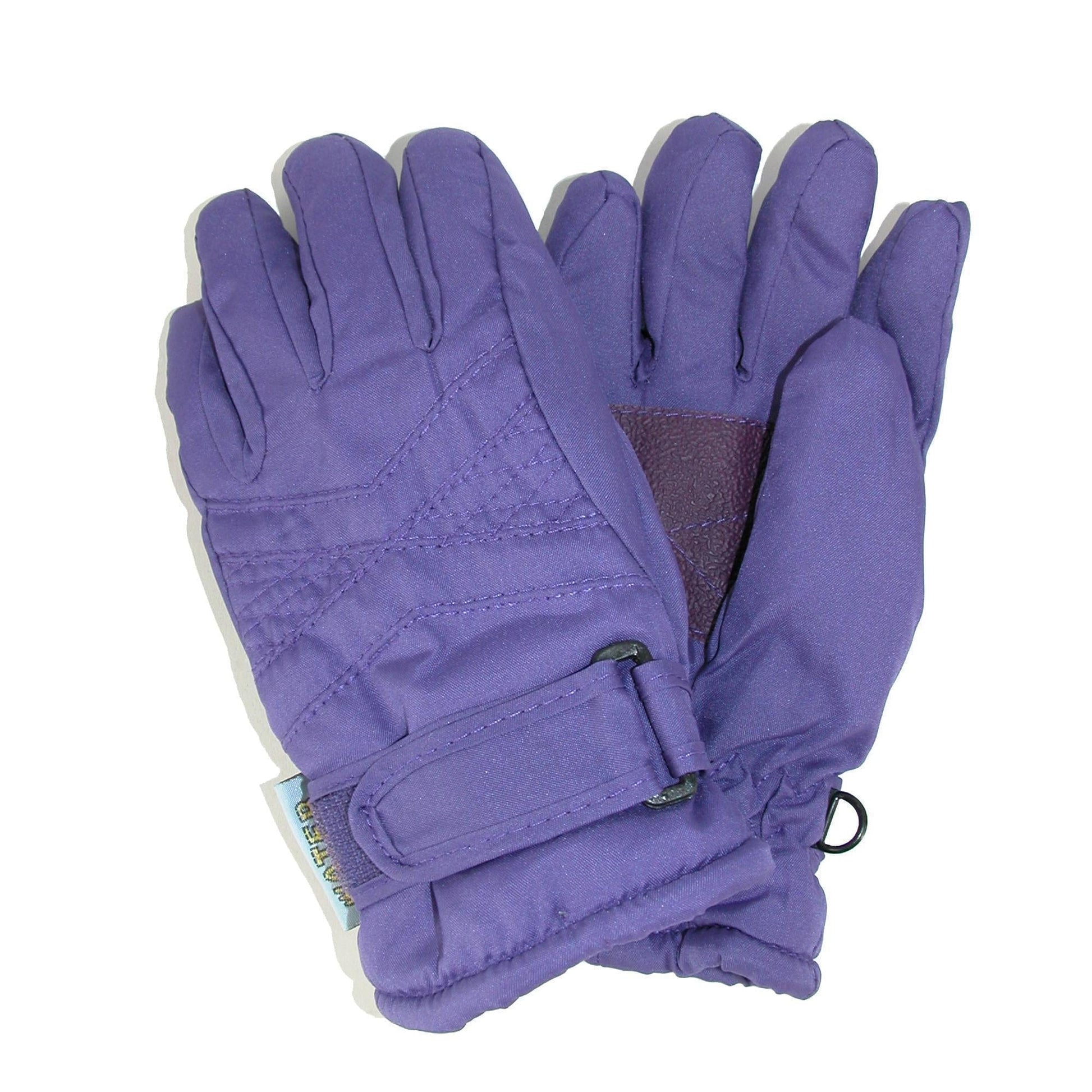 CTM® Toddlers Thinsulate Lined Water Resistant Winter Gloves - Purple