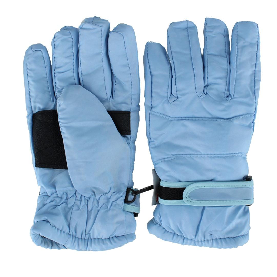 CTM® Kids' 3-6 Thinsulate Lined Waterproof Winter Gloves - Blue