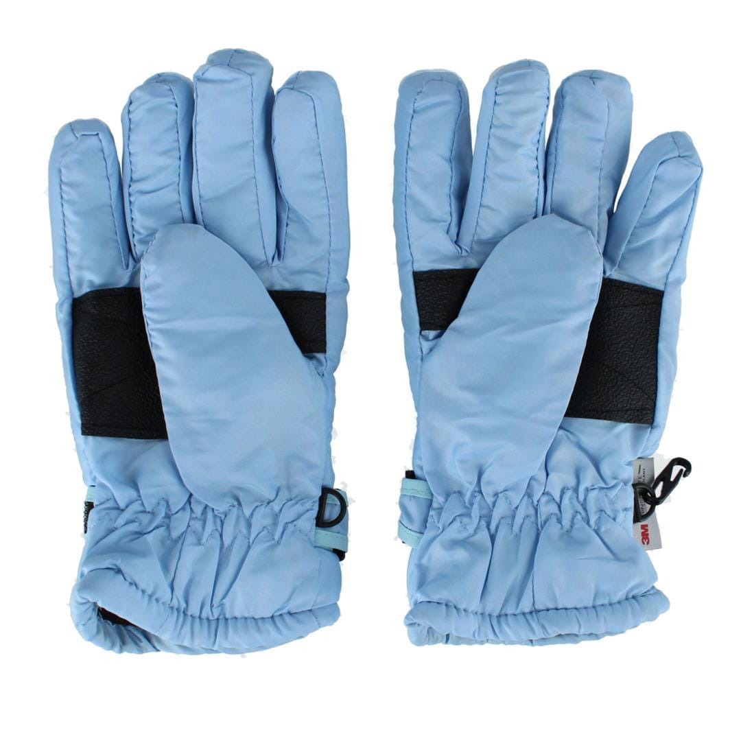 CTM® Kids' 3-6 Thinsulate Lined Waterproof Winter Gloves - Blue