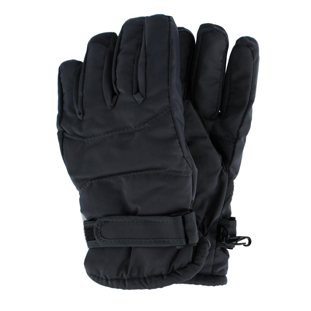 CTM® Kids' 3-6 Thinsulate Lined Waterproof Winter Gloves - Gray