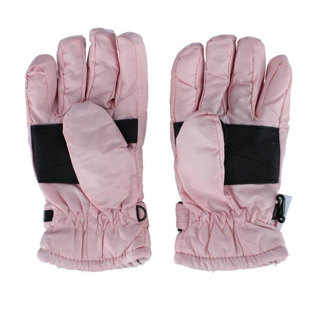 CTM® Kids' 3-6 Thinsulate Lined Waterproof Winter Gloves - Pink