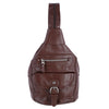 Women's Leather Sling Strap Backpack