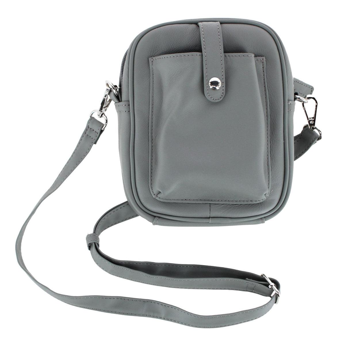 Cal-Wyn Women's Leather Phone Pocket Crossbody Handbag