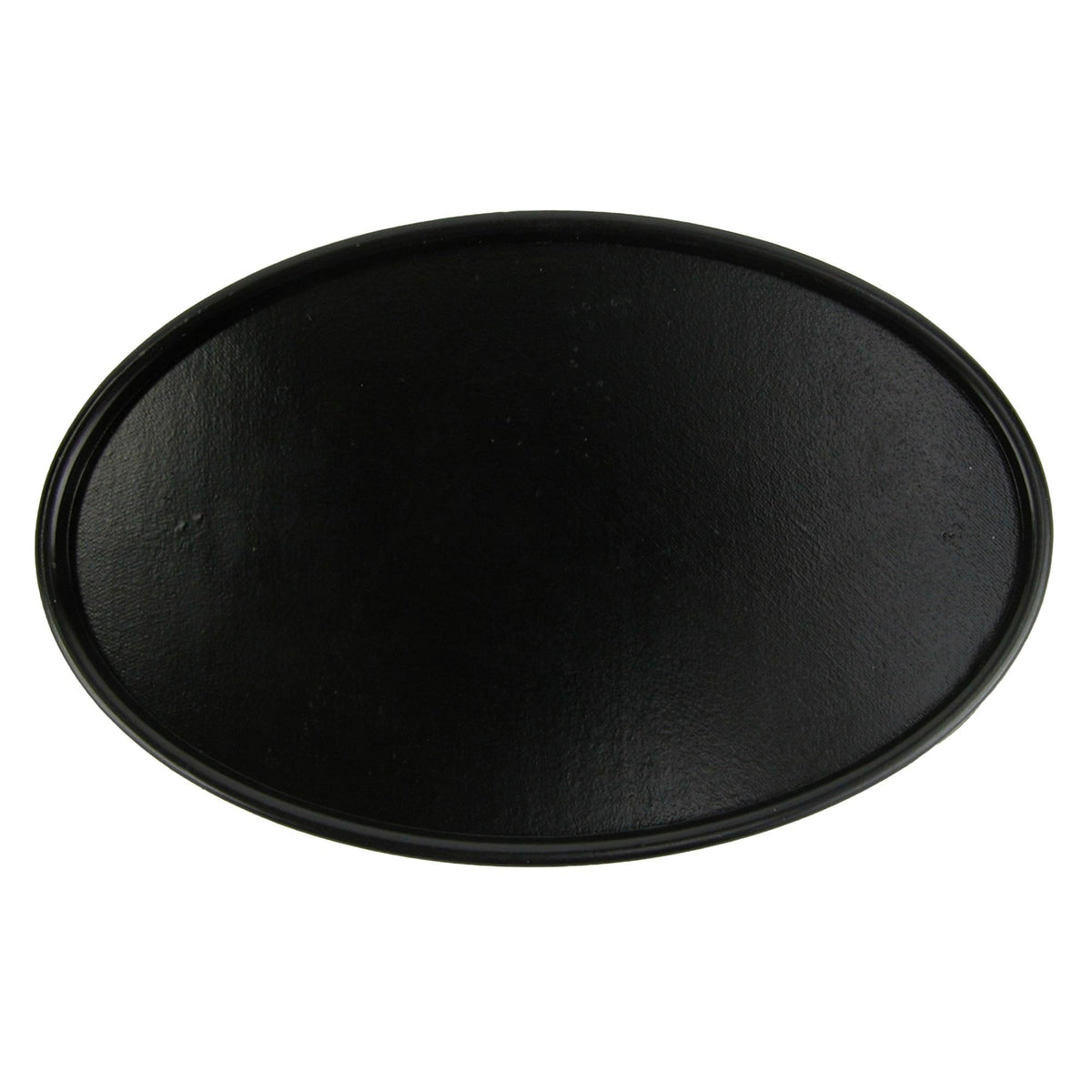 CTM® Blank Oval Belt Buckle - Black