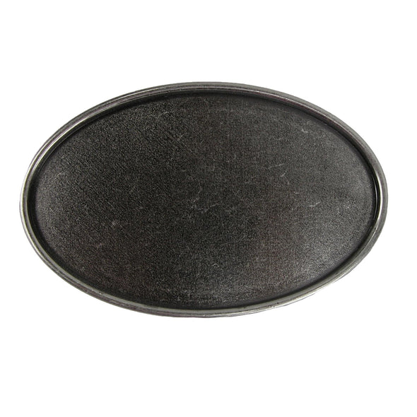 Blank Oval Belt Buckle
