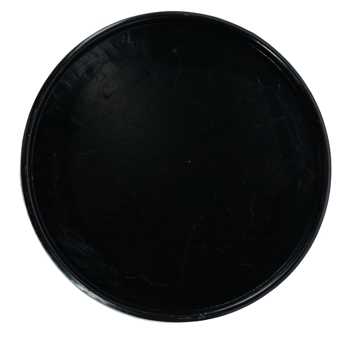CTM® Blank Circle Belt Buckle - Black