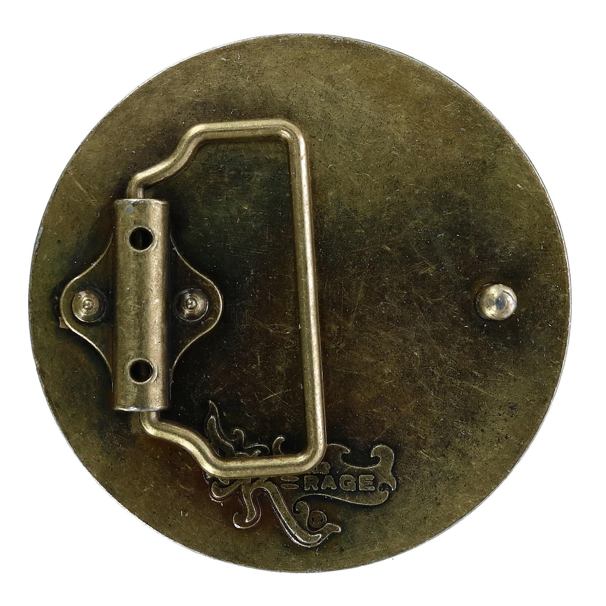CTM® Blank Circle Belt Buckle - Bronze