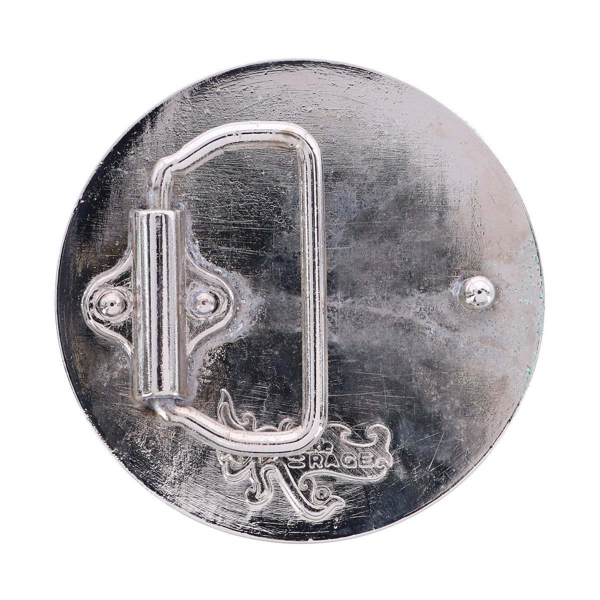 CTM® Blank Circle Belt Buckle - Silver