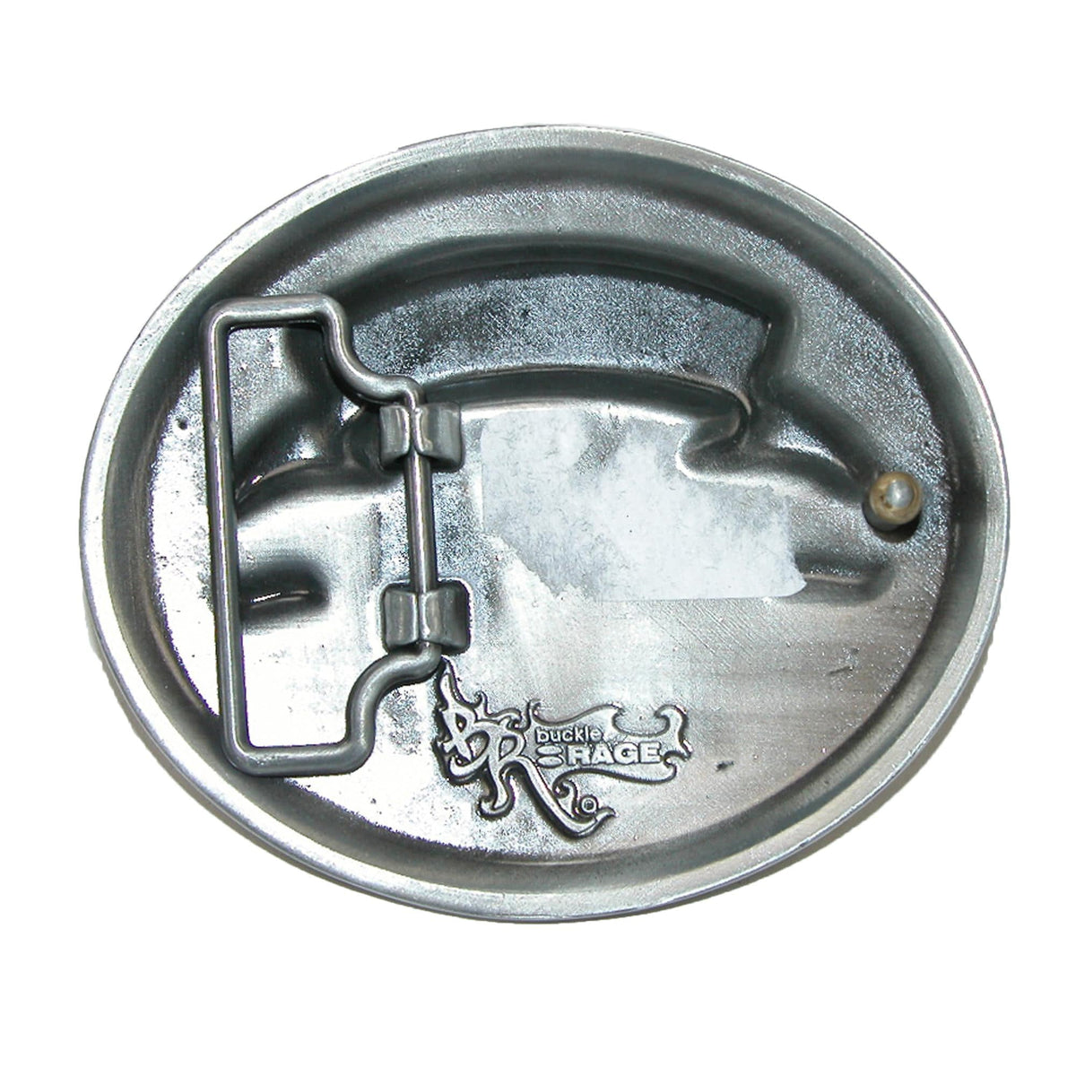 CTM® Cowboy Up Belt Buckle - Silver