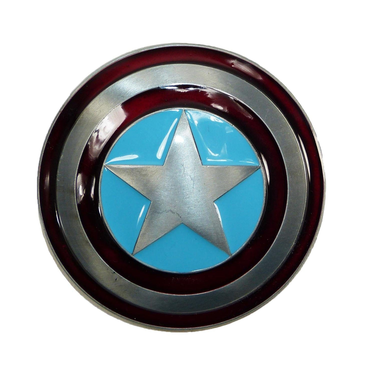 CTM® Marvel Avengers Captain America Shield Belt Buckle - Marvel Avengers Captain America Shield Belt Buckle