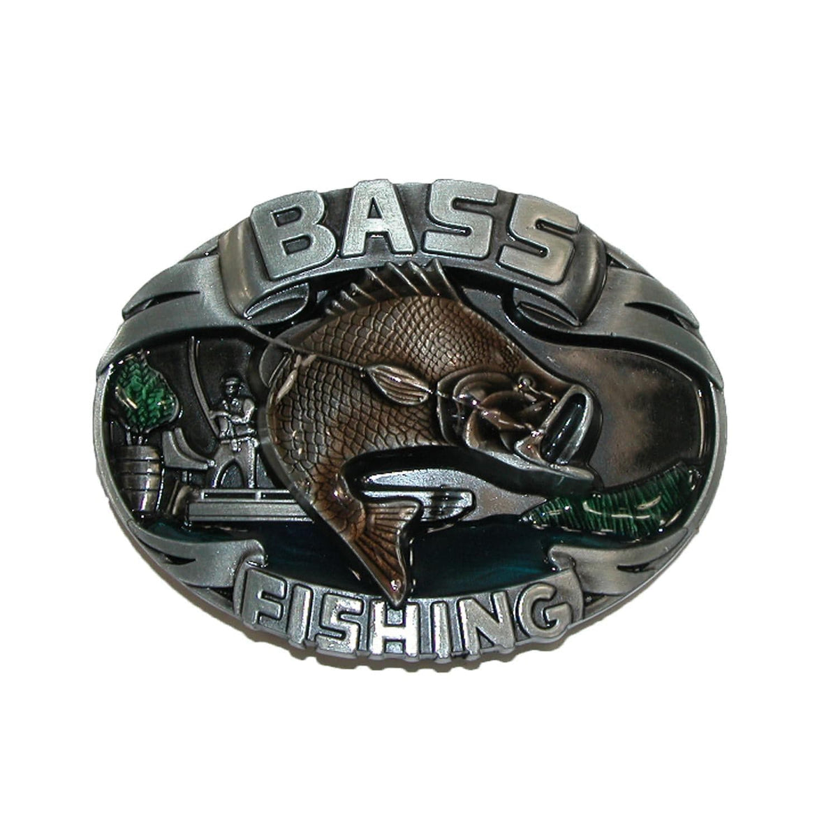 CTM® Bass Fishing Belt Buckle - Bass Fishing Belt Buckle