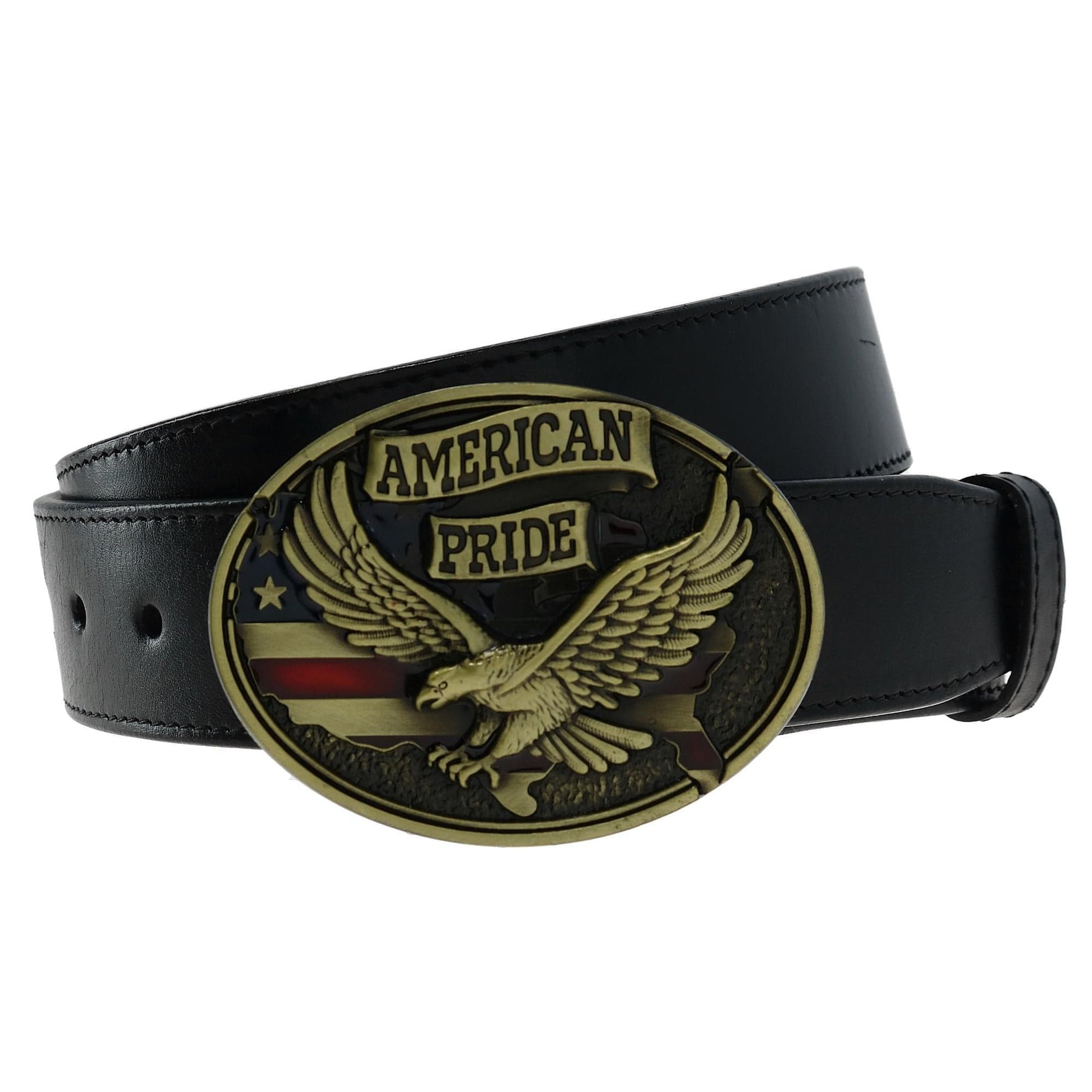 CTM® Soaring Eagle American Pride Belt Buckle - Bronze