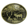 Scenic Elk Belt Buckle