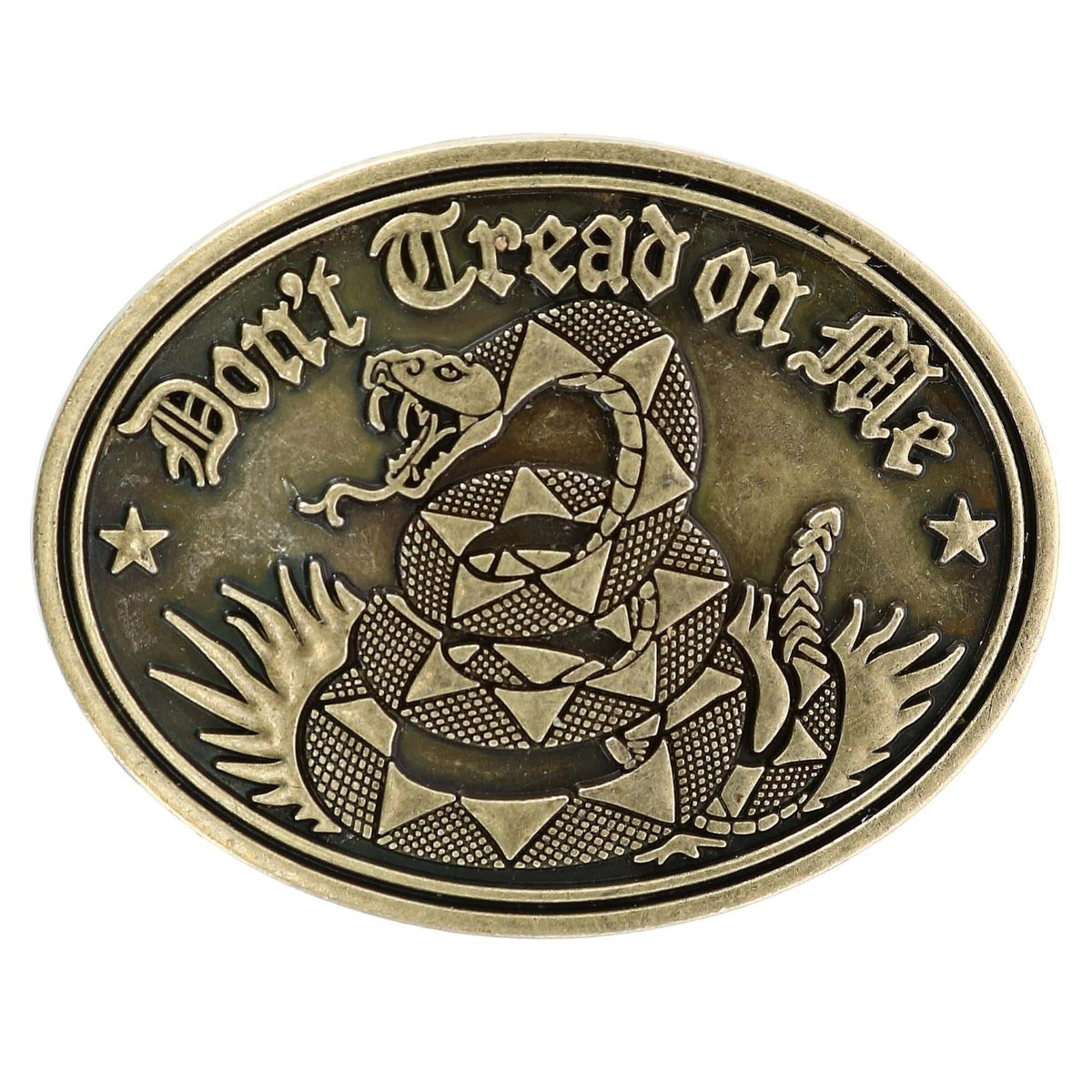 CTM® Don't Tread on Me Belt Buckle - Don't Tread on Me Belt Buckle