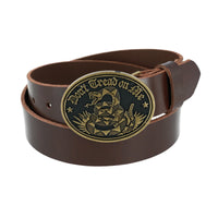 Brown with Bronze Buckle