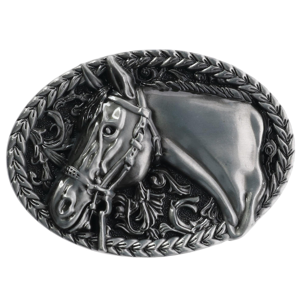 CTM® Engraved Horse Belt Buckle - Engraved Horse Belt Buckle