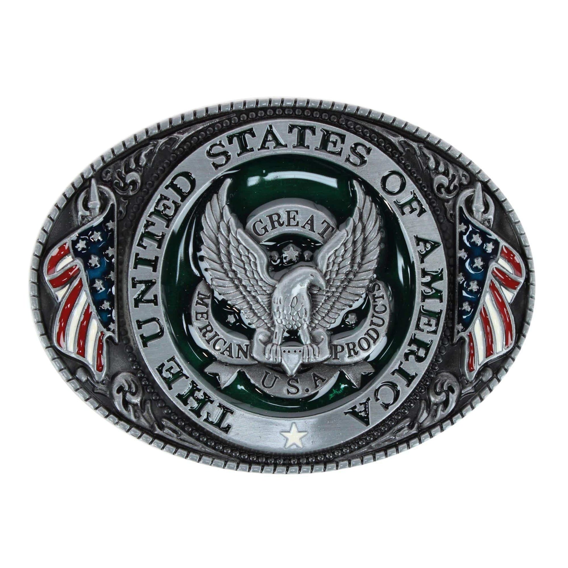 CTM® USA American Eagle Belt Buckle - USA American Eagle Belt Buckle