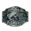 I'd Rather Be Fishing Belt Buckle
