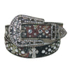 Women's Rhinestone Cross on Camo Belt
