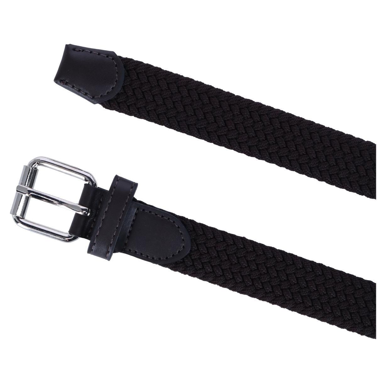 CTM® Kids' Elastic Braided Stretch Belt - Brown