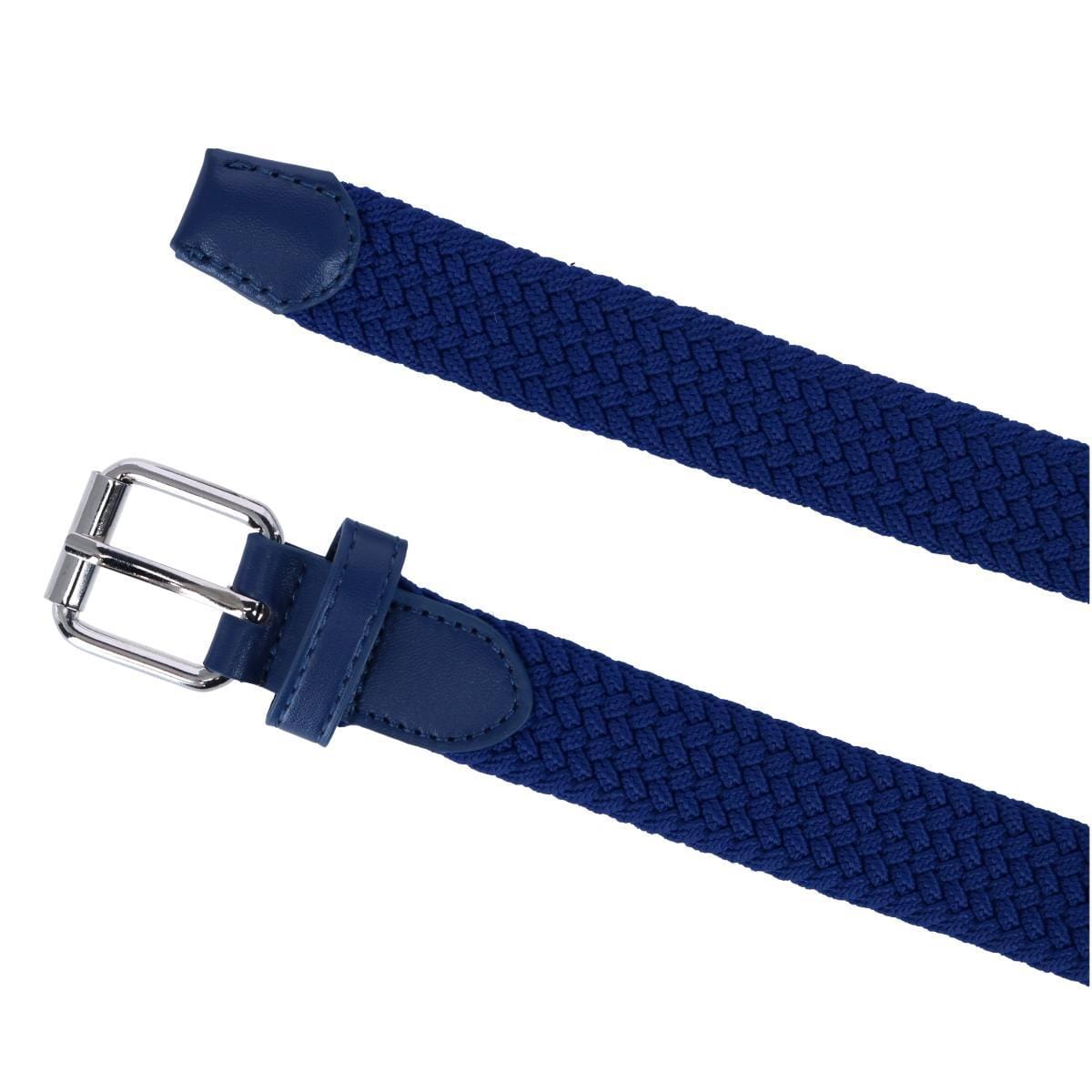 CTM® Kids' Elastic Braided Stretch Belt - Navy