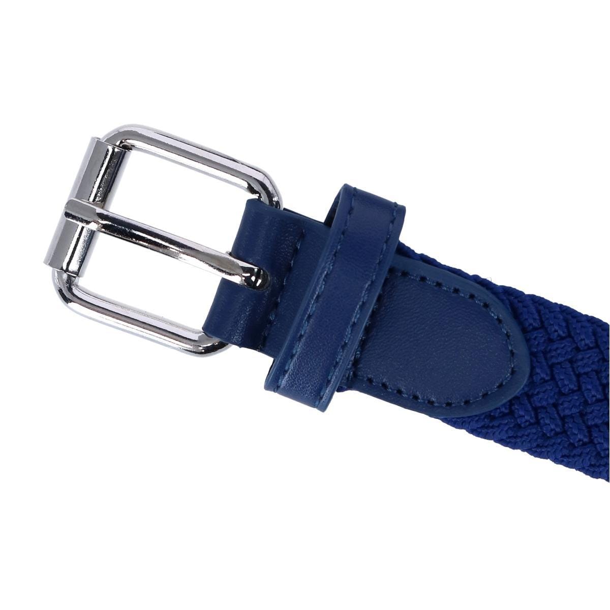 CTM® Kids' Elastic Braided Stretch Belt - Navy