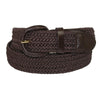 CTM® Men's Elastic Braided Belt with Covered Buckle (Pack of 2)