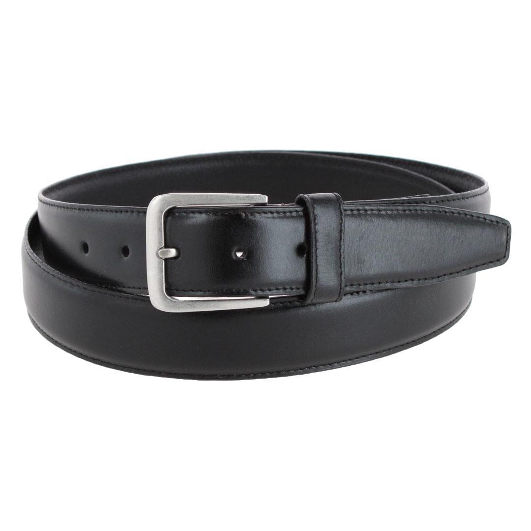Bill Blass Men's Big & Tall 35mm Leather Profile Belt - Men's Big & Tall 35mm Leather Profile Belt