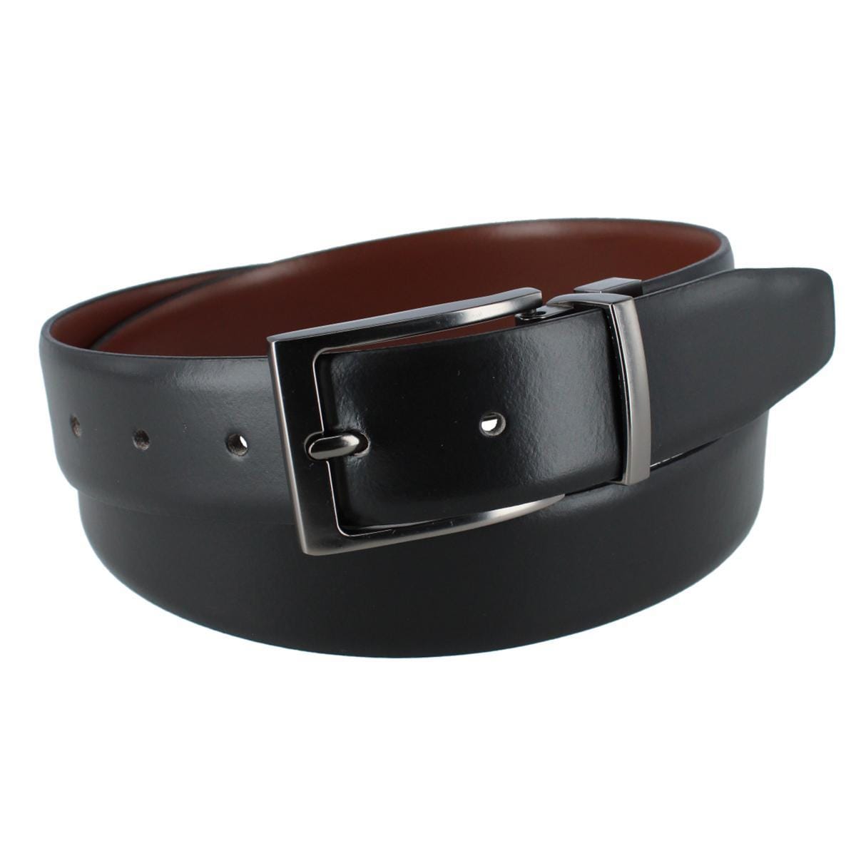 Chaps Men's 35mm Reversible Napa Leather Dress Belt