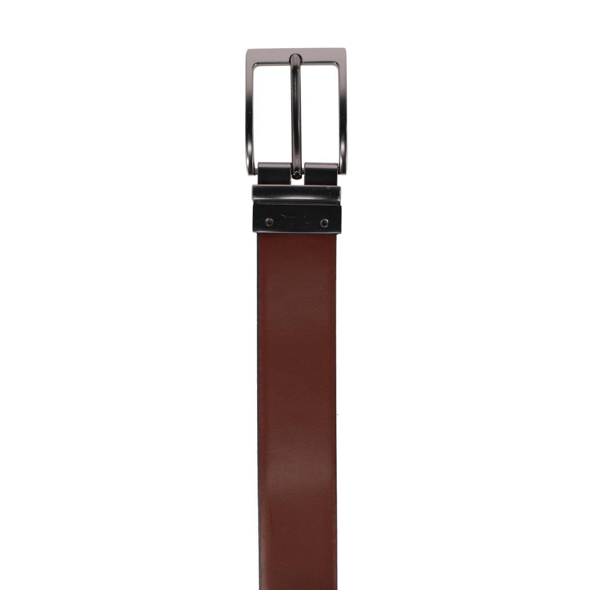 Chaps Men's 35mm Reversible Napa Leather Dress Belt - Black/Brown