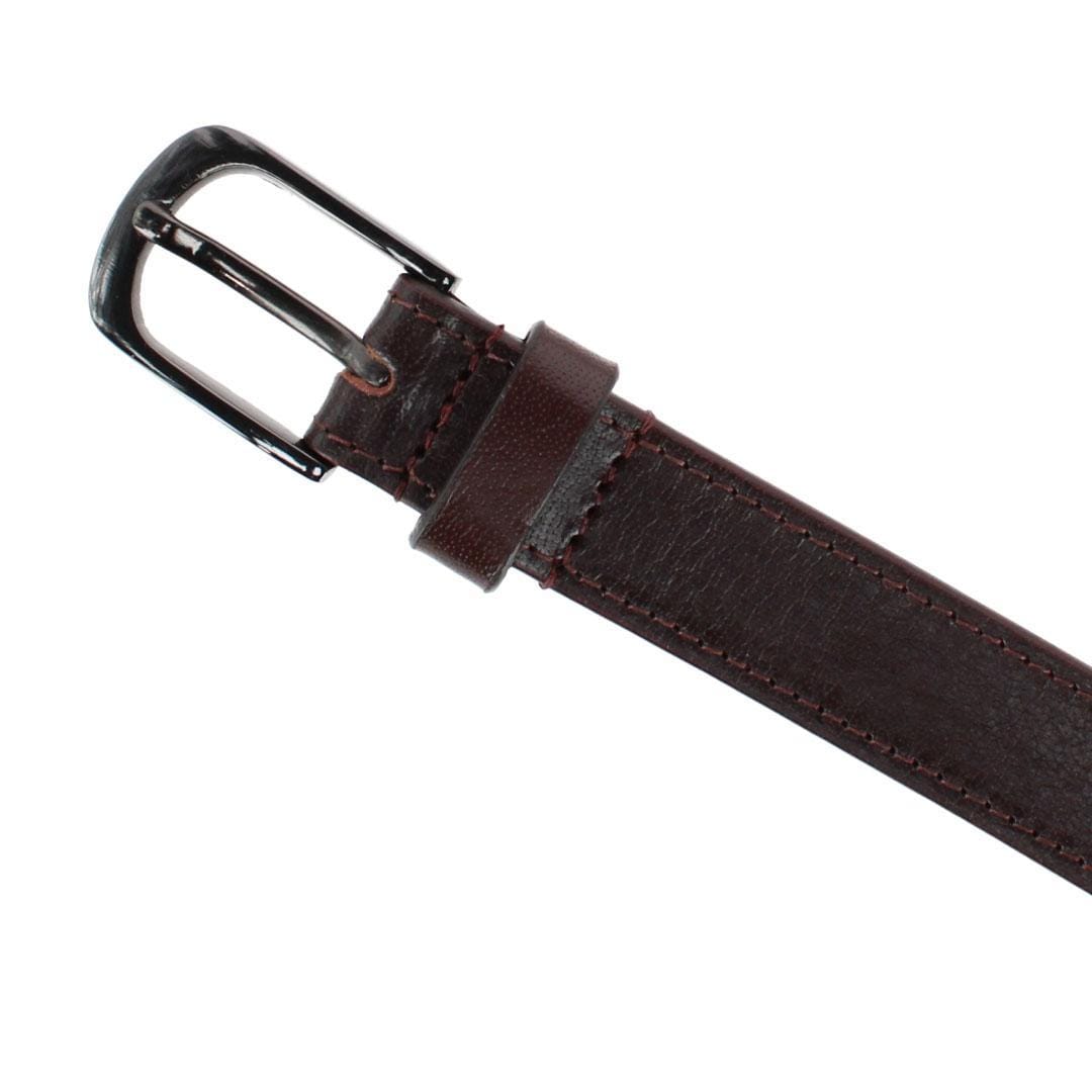 Gloria Vanderbilt Women's 25mm Leather Braided Casual Belt - Brown