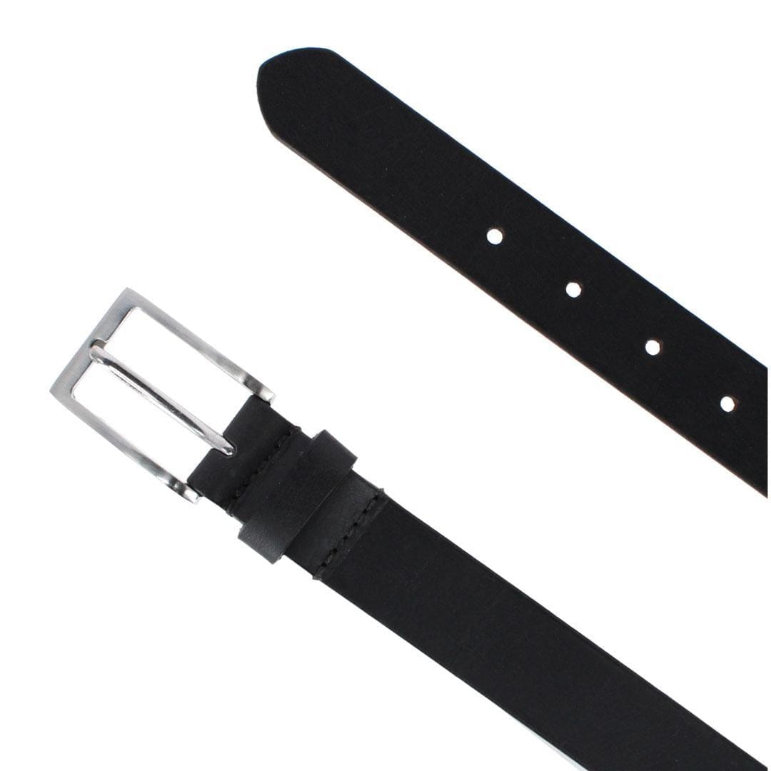 Stone Mountain Boy's 28mm Casual Leather Belt - Black