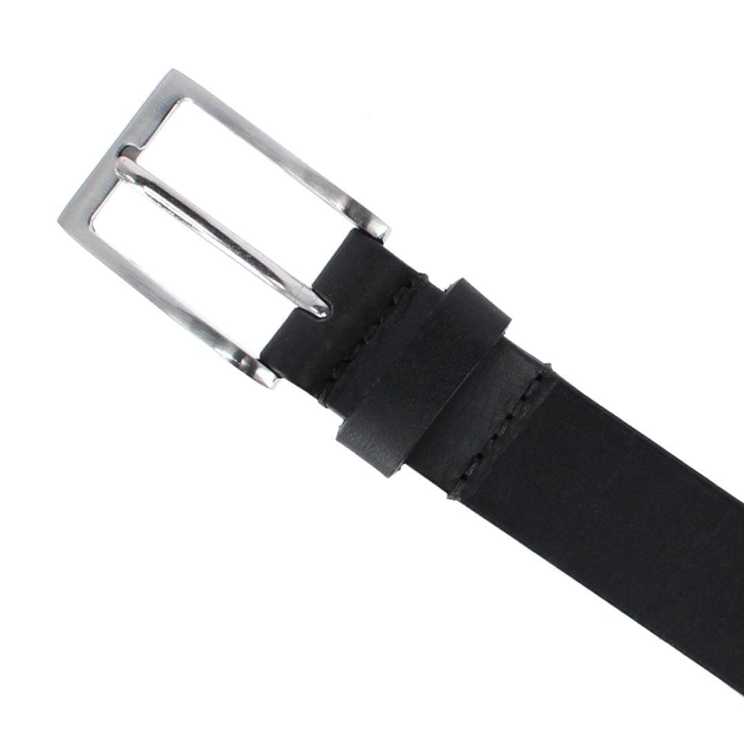Stone Mountain Boy's 28mm Casual Leather Belt - Black