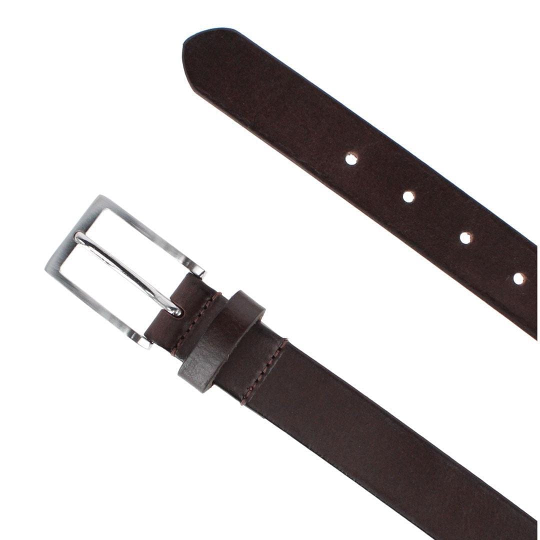 Stone Mountain Boy's 28mm Casual Leather Belt - Brown
