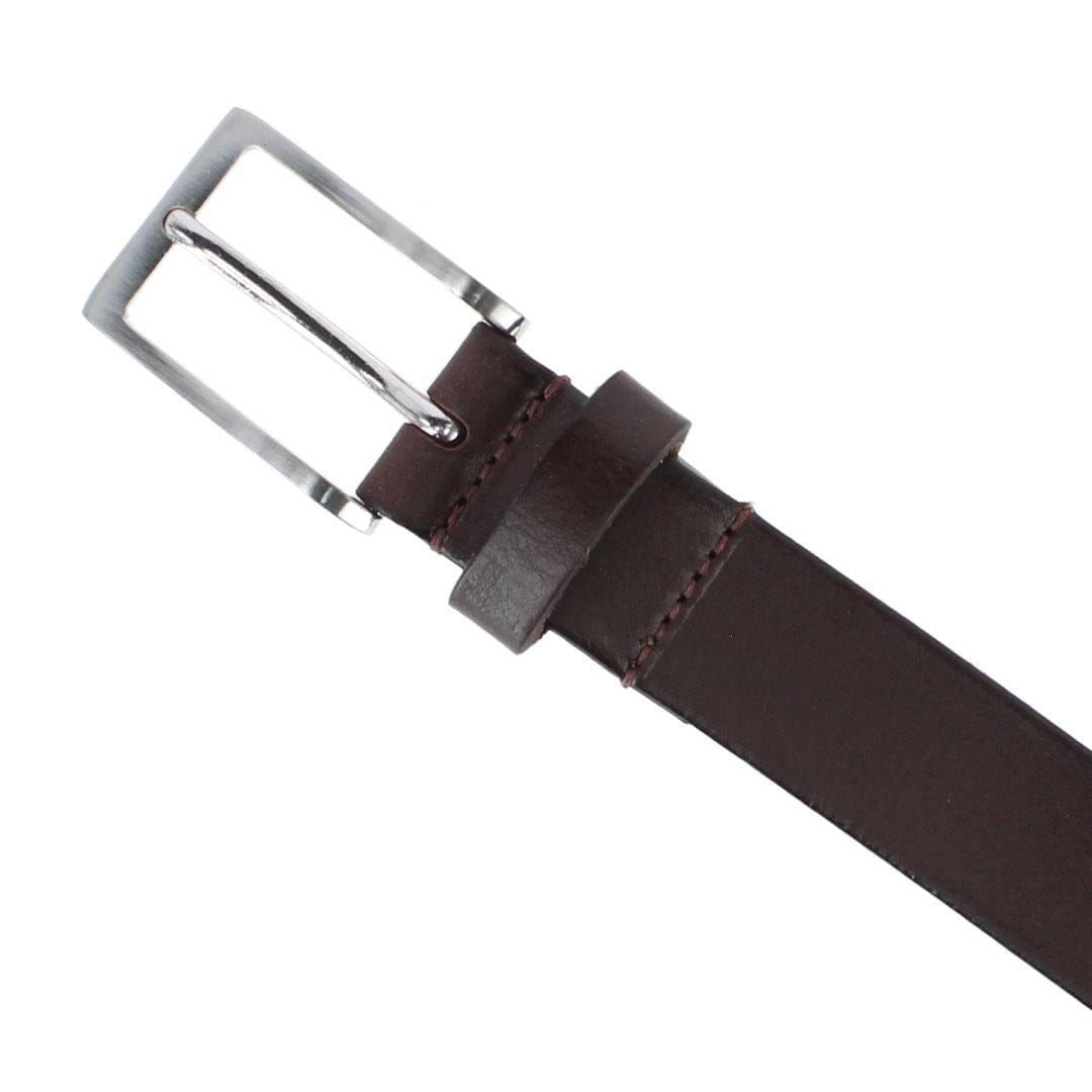 Stone Mountain Boy's 28mm Casual Leather Belt - Brown