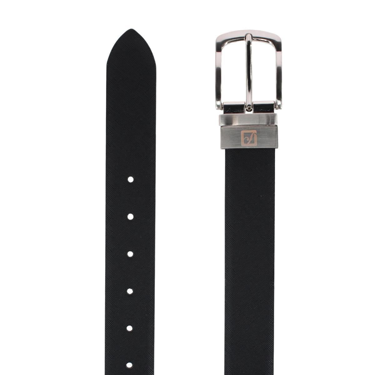 Stone Mountain Men's Big & Tall Reversible Saffiano Leather Belt - Black/Brown