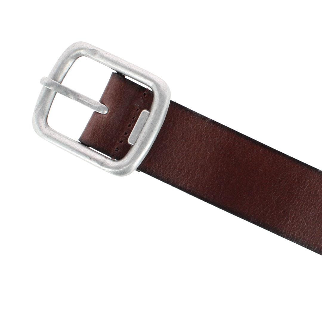 Stone Mountain Men's Leather Belt with Bottle Opener Buckle - Brown