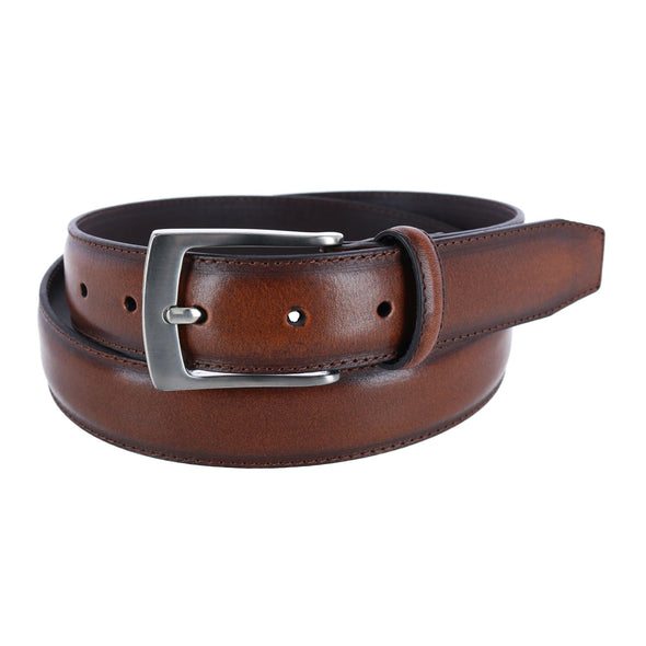 Men's Hand Burnished Leather Belt by Rogers-Whitley | Casual And Jean ...